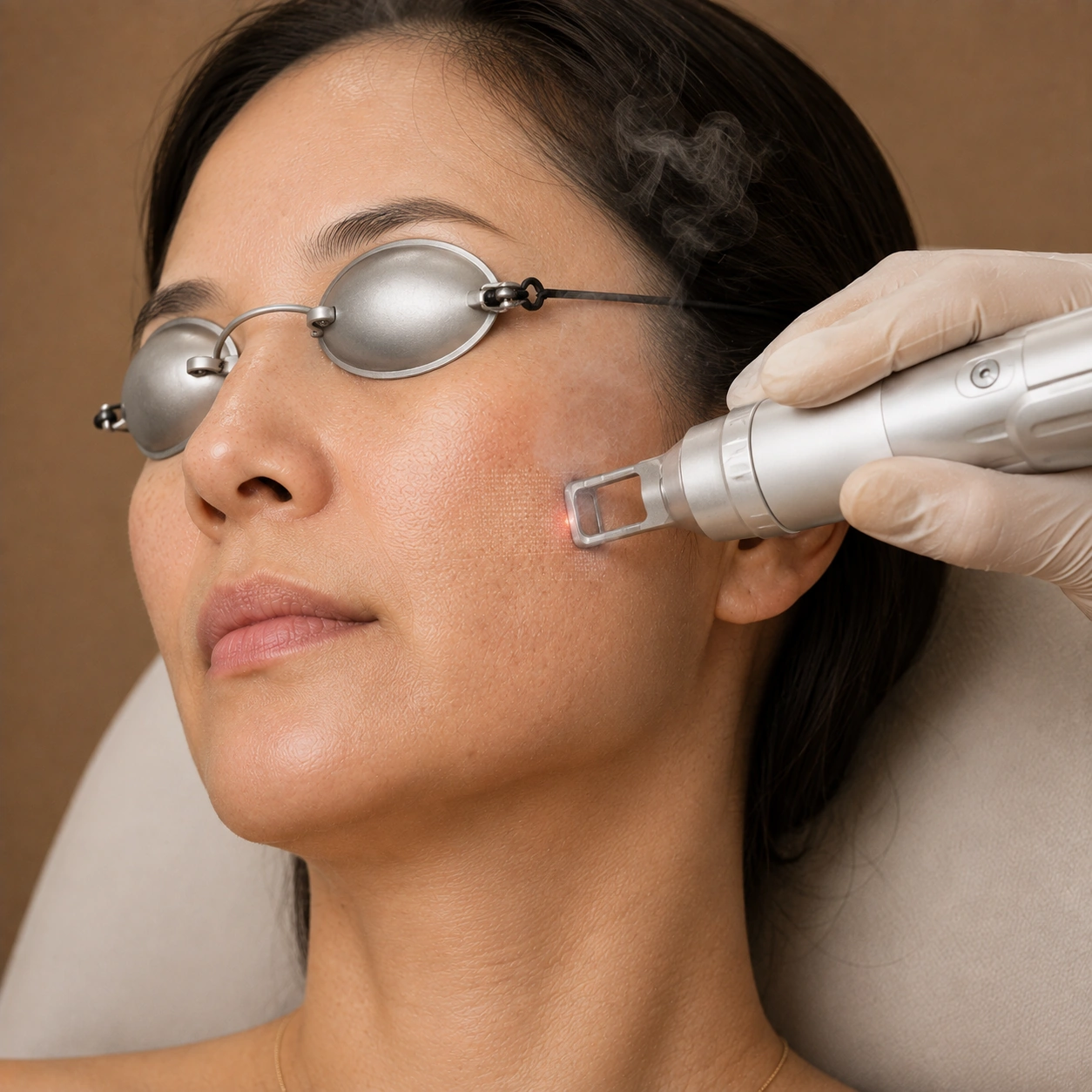 Non-ablative laser resurfacing (MultiFrax)